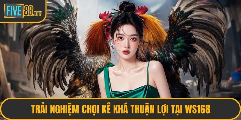 Trải nghiệm chọi kê khá thuận lợi tại WS168